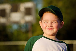 young baseball player