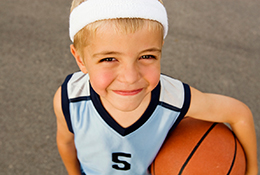 basketball young boy