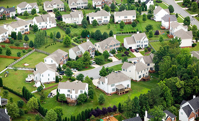 neighborhood from above