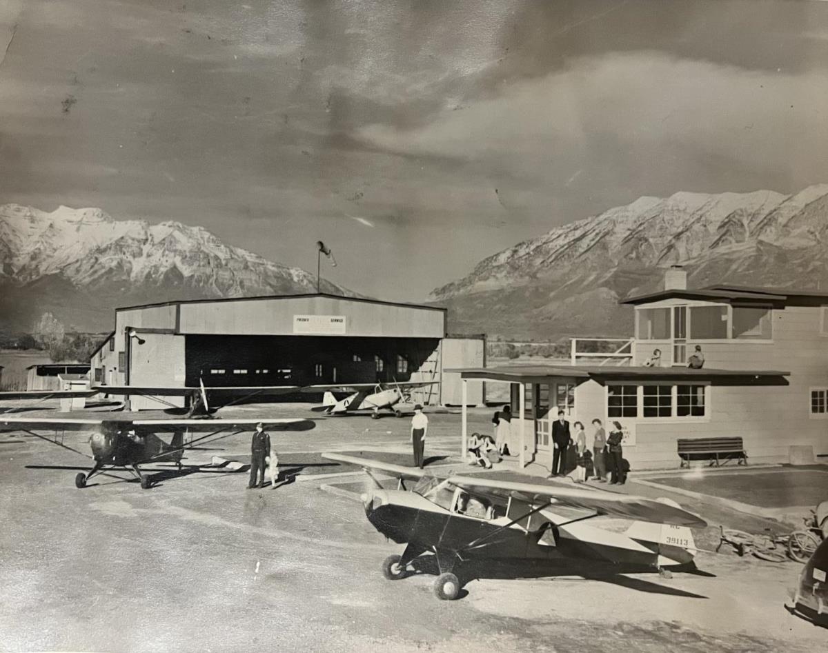 Provo Airport Photo Taken in 1940