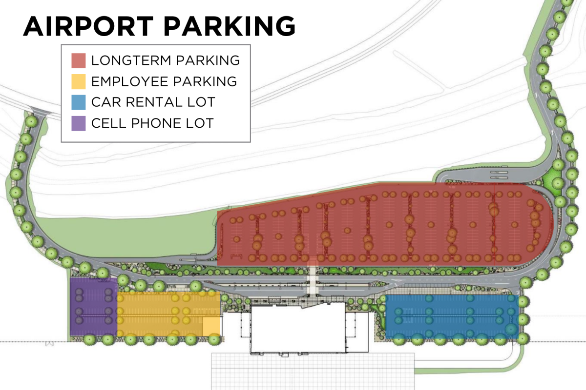 Map of Airport Parking