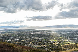 Arial view of Provo