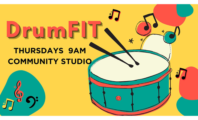 ad for drum fit class