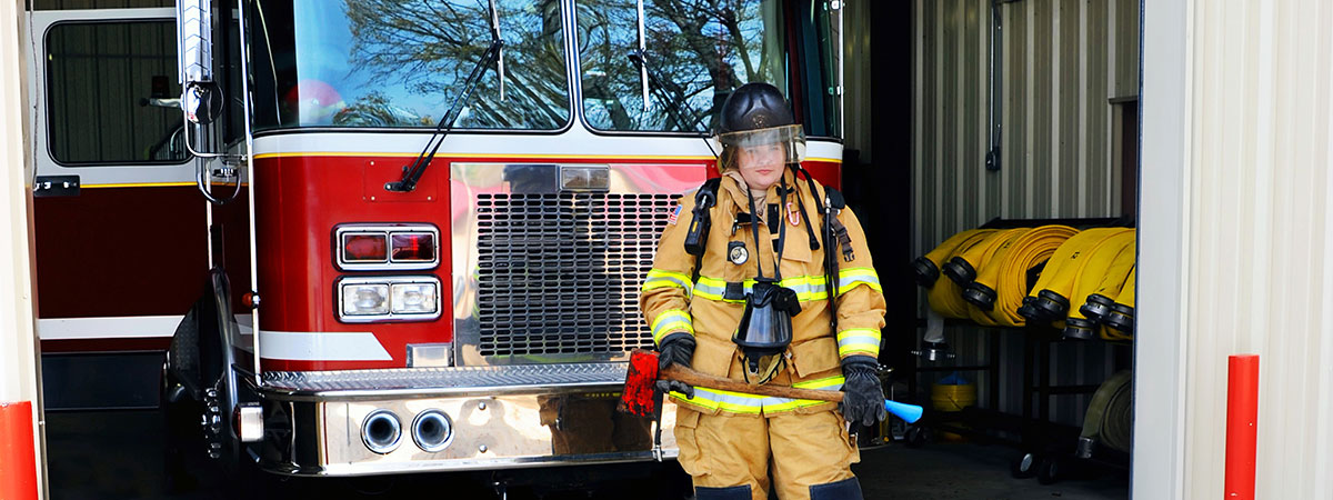 lady-in-front-of-fire-engine