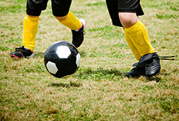 kids playing soccer