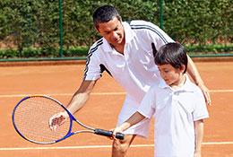 Tennis lesson