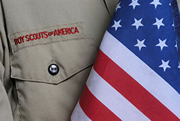 boy-scout-shirt-and-flag